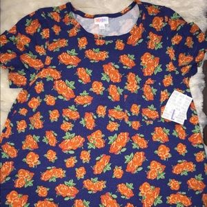 Lularoe Carly Floral Large NWT